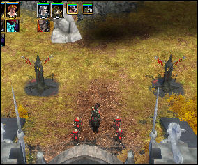 There is a large Orcs camp next to the Swordwall (3) - Gate of Swords | Chapter: The Clans - Chapter: The Clans - Spellforce 2: Shadow Wars Game Guide