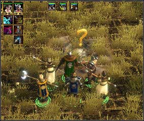 There is a strange mosaic on the hill in the Northwest (8) - Magnet Stones | Chapter: The Black Mirror - Chapter: The Black Mirror - Spellforce 2: Shadow Wars Game Guide