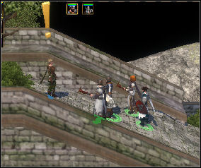 There is Ylia waiting for you at the top of the tower - Sevenkeeps (3) | Chapter: The Bows of Dun Mora - Chapter: The Bows of Dun Mora - Spellforce 2: Shadow Wars Game Guide