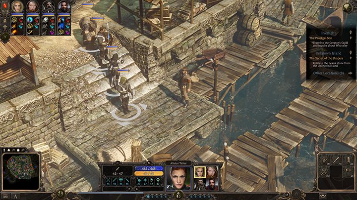 The carrier in the port will take you to the island where Creators Guild is located. - Everlight - The Prodigal Son part 1 | Campaign in SpellForce 3 - Campaign - SpellForce 3 Game Guide