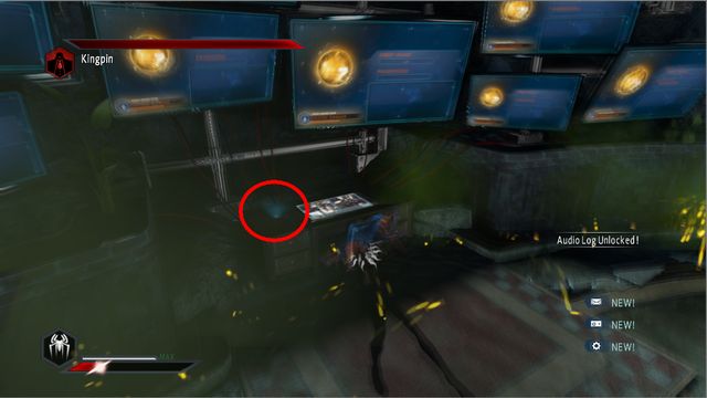 Audiolog #20 - The Kingpin of crime! - Walkthrough - The Amazing Spider-Man 2 - Game Guide and Walkthrough