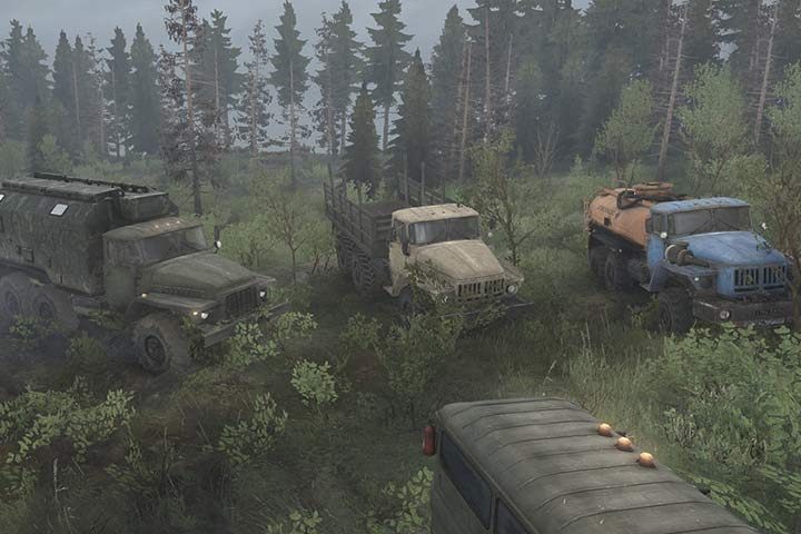 This set of trucks is one of the most versatile in the entire game - 6-wheeled trucks (class C) | Vehicles in Spintires MudRunner - Vehicles - Spintires MudRunner Guide and Tips