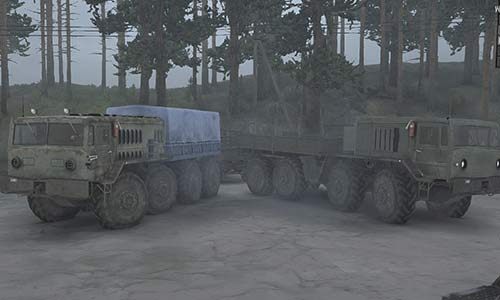 Heavy transporting vehicles able to overcome any obstacle - Utility Vehicles (class D,E,K) | Vehicles in Spintires MudRunner - Vehicles - Spintires MudRunner Guide and Tips