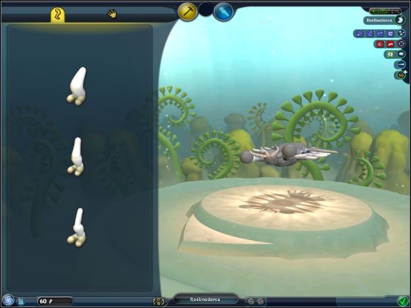 If you want, you can add it additional mouth to make it omnivore - First decisions and basic informations - Creature Stage - Spore - Game Guide and Walkthrough