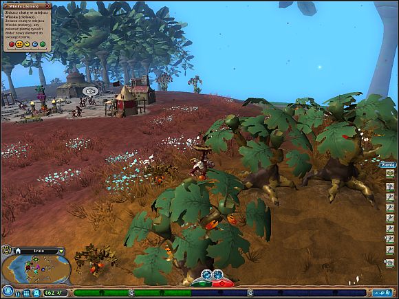 It's the least efficent way of getting food - How to get food? - Tribal Stage - Spore - Game Guide and Walkthrough