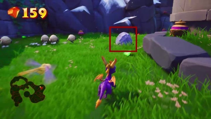 Continue along the corridor, from which you could enter the steps to the Hunter to encounter a large lake - Sunrise Spring | Spyro: Year of the Dragon Walkthrough - Sunrise Spring - Spyro Reignited Trilogy Guide