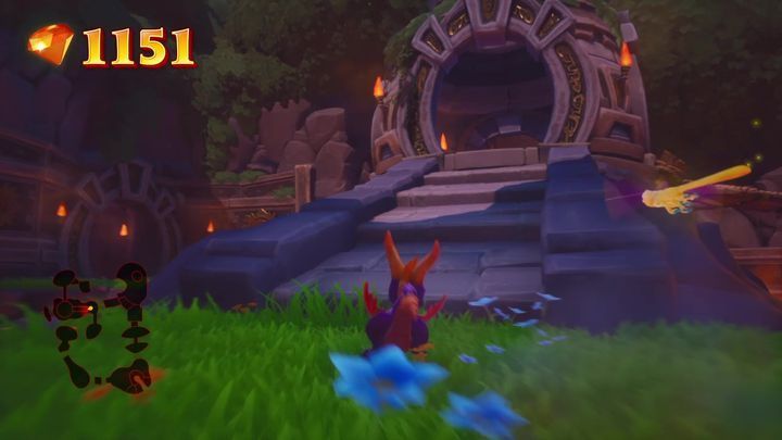 In addition, there are two portals which lead away from the glade - Molten Crater | Spyro: Year of the Dragon Walkthrough - Sunrise Spring - Spyro Reignited Trilogy Guide