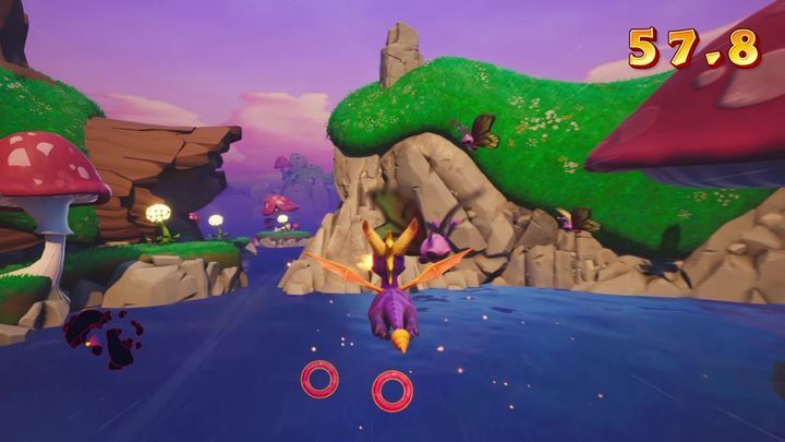 This challenge is very simple since everything has been packed into a relatively small area - Mushroom Speedway | Spyro: Year of the Dragon Walkthrough - Sunrise Spring - Spyro Reignited Trilogy Guide