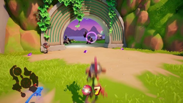 By going to the right, you will find some Armored Rhynocs - Agent 9s Lab | Spyro: Year of the Dragon Walkthrough - Midnight Mountain - Spyro Reignited Trilogy Guide