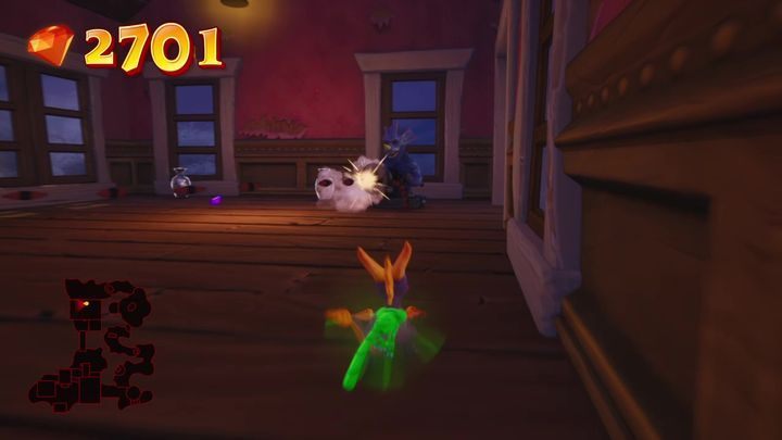 Going further you will find yourself in an underwater tunnel - Dino Mines | Spyro: Year of the Dragon Walkthrough - Midnight Mountain - Spyro Reignited Trilogy Guide