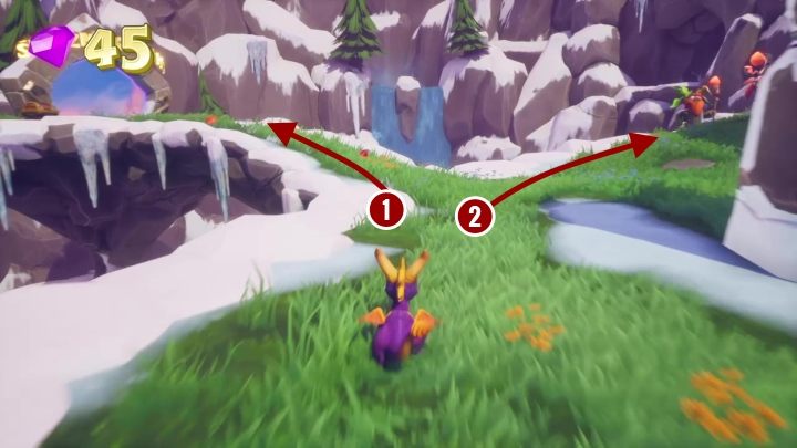 From here you can go in two directions - Magic Crafters | Spyro The Dragon Walkthrough - Magic Crafters - Spyro Reignited Trilogy Guide
