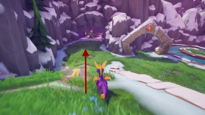 The cave leads to two places - Magic Crafters | Spyro The Dragon Walkthrough - Magic Crafters - Spyro Reignited Trilogy Guide