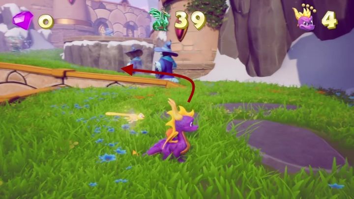 Both types of opponents are vulnerable to fire, so you shouldnt have any problems defeating them - High Caves | Spyro The Dragon Walkthrough - Magic Crafters - Spyro Reignited Trilogy Guide