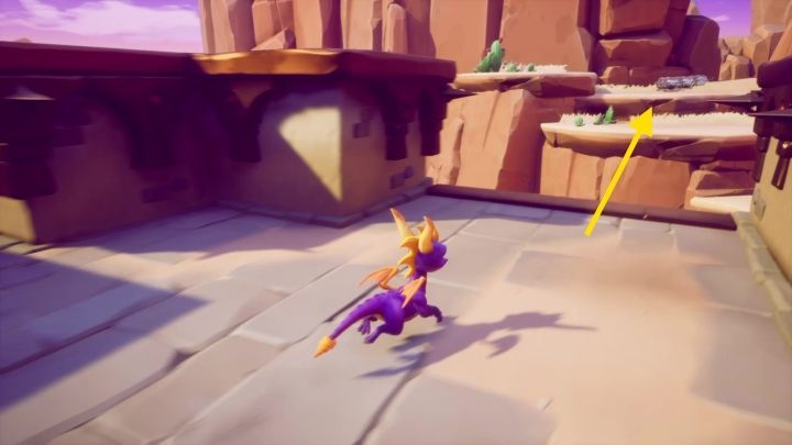 The second option will lead you another set of steps - Dry Canyon | Spyro The Dragon Walkthrough - Peace Keeper - Spyro Reignited Trilogy Guide