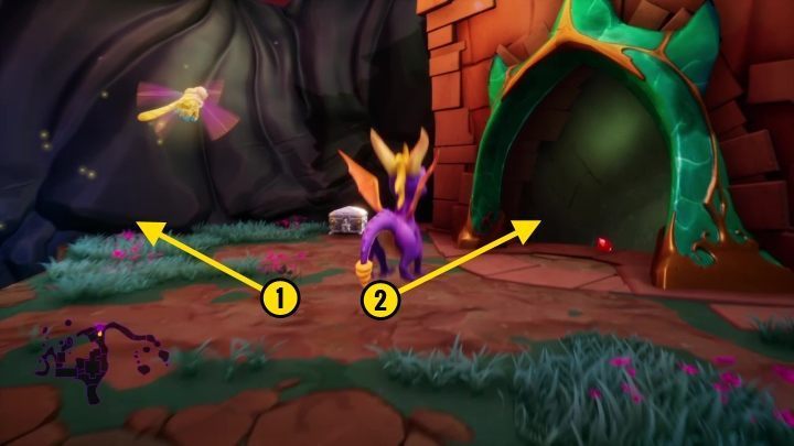 At the end of the road you will reach the crossroads - Jacques Fortress | Spyro The Dragon Walkthrough - Dream Weavers - Spyro Reignited Trilogy Guide