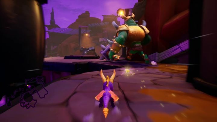 Once you have obtained the key, go to the gate - Gnasty Gnorc - Bosses - Spyro Reignited Trilogy Guide