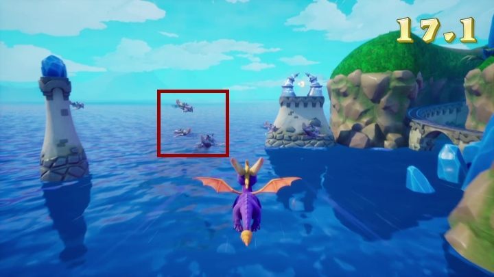 Aim at the largest clusters of planes to destroy them as quick as possible - Sunny Flight | Spyro The Dragon Walkthrough - Artisans - Spyro Reignited Trilogy Guide