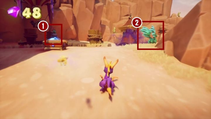 Right next to where you left, you will find the passage to Dry Canyon level - Peace Keeper | Spyro The Dragon Walkthrough - Peace Keeper - Spyro Reignited Trilogy Guide