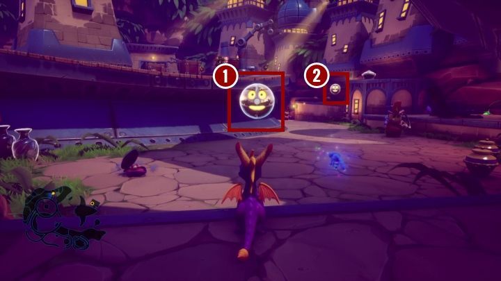 A nook is near the catapult (the one that launches you towards the ship) - Breeze Harbor | Spyro 2 Riptos Rage Walkthrough - Autumn Plains - Spyro Reignited Trilogy Guide