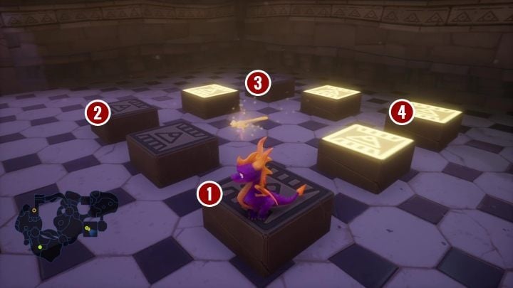 The next challenge is to feed the Idol with the right fish - Idol Springs | Spyro 2 Riptos Rage Walkthrough - Summer Forest - Spyro Reignited Trilogy Guide