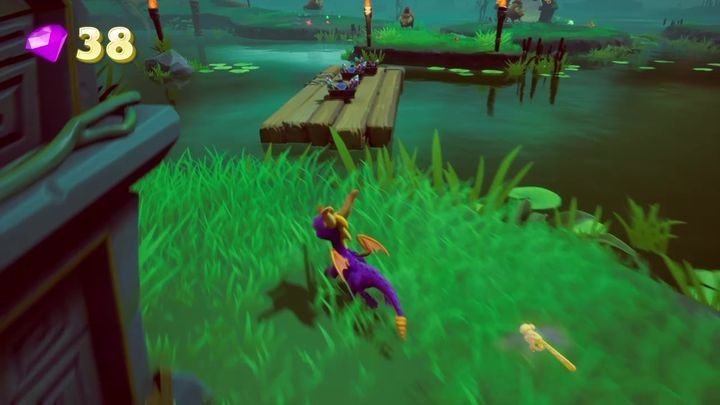 A platform is on the left of Terrace Villages entrance - Beast Makers | Spyro The Dragon Walkthrough - Beast Makers - Spyro Reignited Trilogy Guide