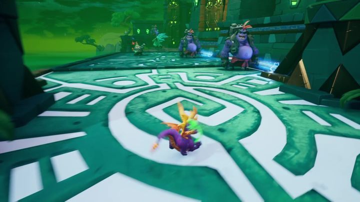 You will come across a row of identical plates - Terrace Village | Spyro The Dragon Walkthrough - Beast Makers - Spyro Reignited Trilogy Guide