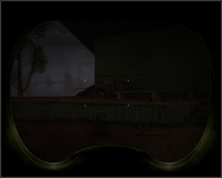 After getting to the spot, your companions will tell to open fire - Walkthrough - Zaton Quests - Part 3 - Walkthrough - S.T.A.L.K.E.R.: Call of Pripyat - Game Guide and Walkthrough