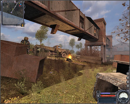 11) Camp in the north-east - When you visit the camp for the first time, you won't see any differences from some of the other camps - The Dark Valley - Maps - part 3 - Walkthrough - S.T.A.L.K.E.R.: Clear Sky - Game Guide and Walkthrough