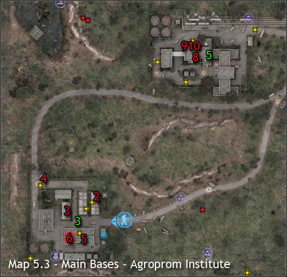 1 - Agroprom Institute - Maps - part 1 - Walkthrough - S.T.A.L.K.E.R.: Clear Sky - Game Guide and Walkthrough