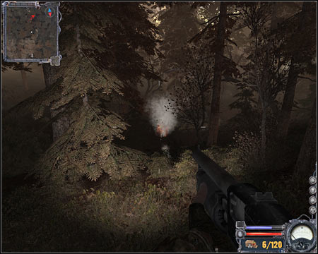 I'd strongly recommend that you eliminate all monsters before moving on - Red Forest - Quests - part 2 - Walkthrough - S.T.A.L.K.E.R.: Clear Sky - Game Guide and Walkthrough