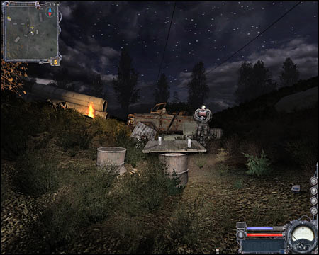 10) The Barrier - Once again, you shouldn't explore this area unless you feel it's absolutely necessary - Army Warehouses - Map - part 2 - Walkthrough - S.T.A.L.K.E.R.: Clear Sky - Game Guide and Walkthrough