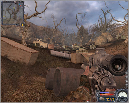 1 - Army Warehouses - Map - part 2 - Walkthrough - S.T.A.L.K.E.R.: Clear Sky - Game Guide and Walkthrough