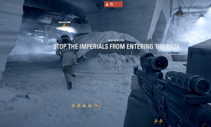Your current objective is displayed in the center of the screen. - Battlefront 2: Starting tips - Tips and advise - Star Wars Battlefront 2 Game Guide