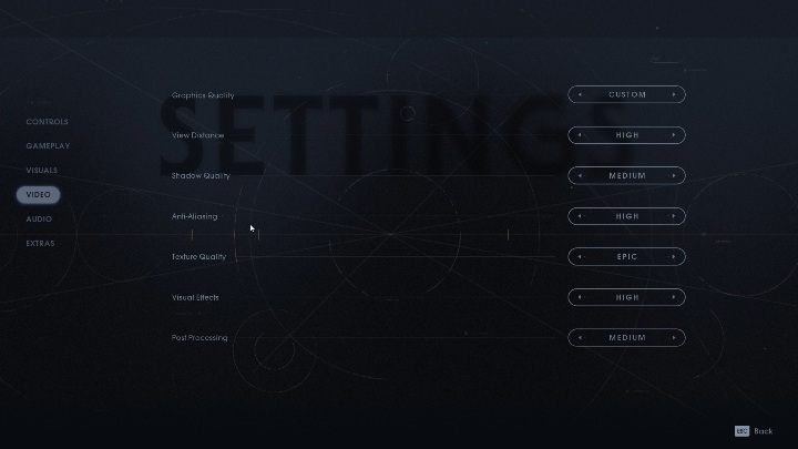 In the Star Wars Jedi: Fallen Order game, there are many graphics settings that twill allow you to customize the game in order for it to work smoothly and without any problems - System requirements of Fallen Order - Appendix - Star Wars Jedi Fallen Order Guide
