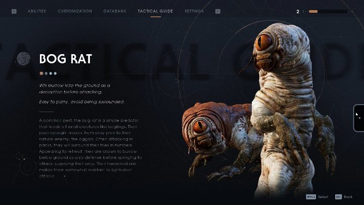 Bogano - Enemy types in Fallen Order - Basics - Star Wars Jedi Fallen Order Guide