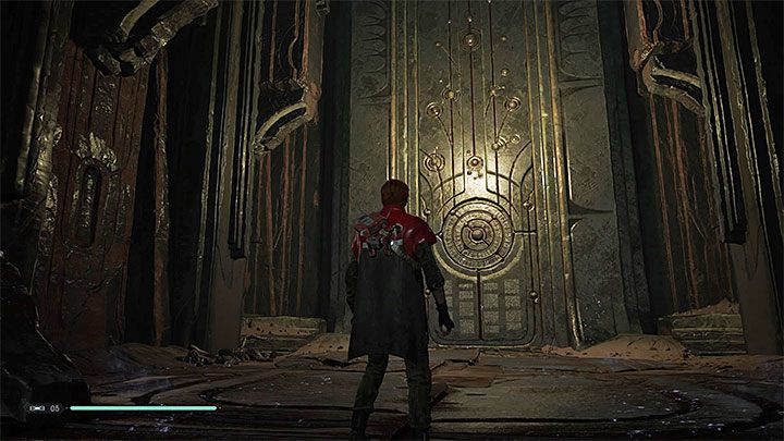 Go to the big gate of the Tomb of Kujet and touch it to open the entrance - Chapter 5 Gorgara and the Tomb of Kujet | Fallen Order Walkthrough - Main Story - Star Wars Jedi Fallen Order Guide
