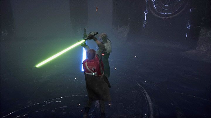 After returning to the tomb, you will find yourself in a dimly lit area with Jaro Tapal - Chapter 5 Gorgara and the Tomb of Kujet | Fallen Order Walkthrough - Main Story - Star Wars Jedi Fallen Order Guide