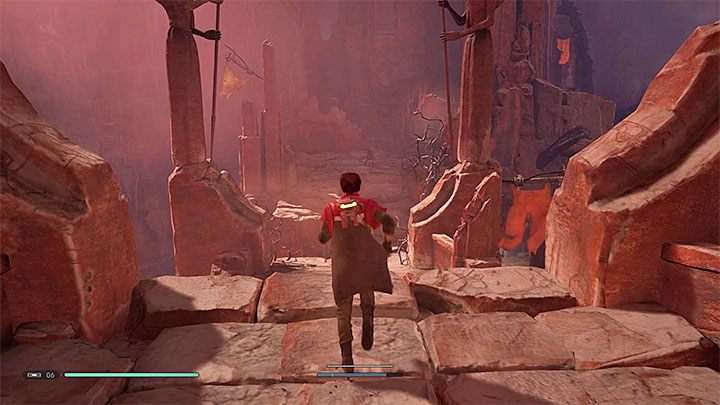 The hero cant use the lightsaber - the only option is to run - Chapter 5 Gorgara and the Tomb of Kujet | Fallen Order Walkthrough - Main Story - Star Wars Jedi Fallen Order Guide