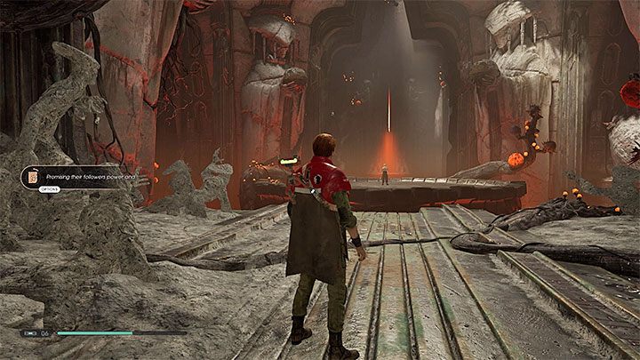 Head to the visible in the circular arena visible in the distance - you will encounter Taron Malicos - Chapter 5 Return to Dathomir and fighting with Malicos | Fallen Order Walkthrough - Main Story - Star Wars Jedi Fallen Order Guide