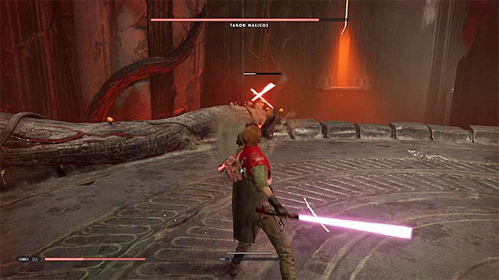 You can easily interrupt Malicos attacks with Force Push - Chapter 5 Return to Dathomir and fighting with Malicos | Fallen Order Walkthrough - Main Story - Star Wars Jedi Fallen Order Guide