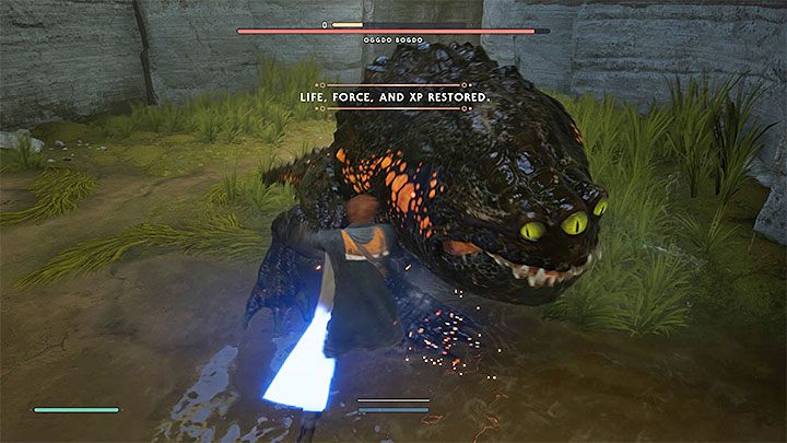 XP lost at the time of death can be recovered - What are the consequences of the heros death in Jedi Fallen Order? - Combat - Star Wars Jedi Fallen Order Guide