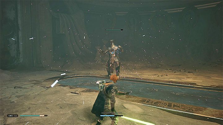 Enter the round room where you will see the new hologram recording and learn about the planet Kashyyyk as another place to explore - Chapter 2 Tomb of Eilram | Fallen Order Walkthrough - Main Story - Star Wars Jedi Fallen Order Guide