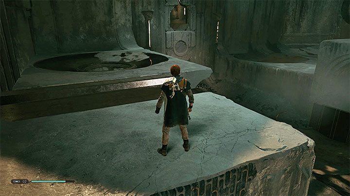 Break through to the hanging cargo room with the third sphere - Chapter 2 Tomb of Eilram | Fallen Order Walkthrough - Main Story - Star Wars Jedi Fallen Order Guide