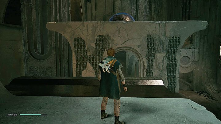 Wait until the traveling third sphere is ejected and finds itself in front of the hero - Chapter 2 Tomb of Eilram | Fallen Order Walkthrough - Main Story - Star Wars Jedi Fallen Order Guide