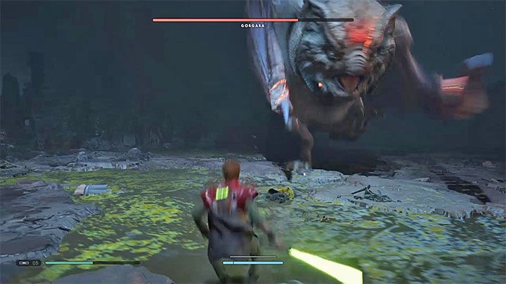 In the later phase, Gorgara will start to run around the arena - Gorgara | Fallen Order Boss - Bosses - Star Wars Jedi Fallen Order Guide