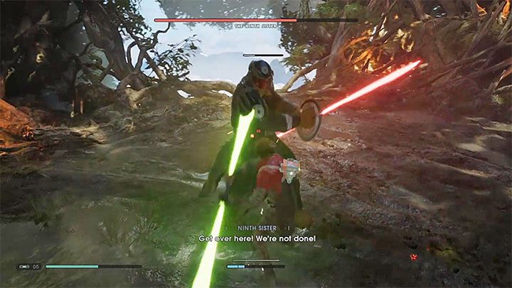 You should focus on depleting the bosss stamina bar - The Ninth Sister | Fallen Order Boss - Bosses - Star Wars Jedi Fallen Order Guide