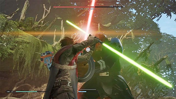 During this duel, you will have a few lightsaber struggles - The Ninth Sister | Fallen Order Boss - Bosses - Star Wars Jedi Fallen Order Guide