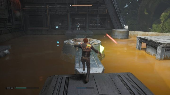 At the beginning, the mechanism will be set up so that you can easily get to the next room - How to install the mechanism on Kashyyyk in Jedi Fallen Order? - Riddles - Star Wars Jedi Fallen Order Guide