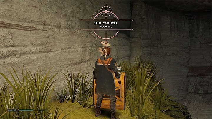 You can develop the droids healing capabilities by finding certain cosmetics - stim canisters - BD-1 droid in Jedi Fallen Order - Basics - Star Wars Jedi Fallen Order Guide