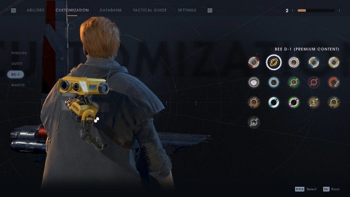 BD-s appearance can be adjusted. - BD-1 droid in Jedi Fallen Order - Basics - Star Wars Jedi Fallen Order Guide